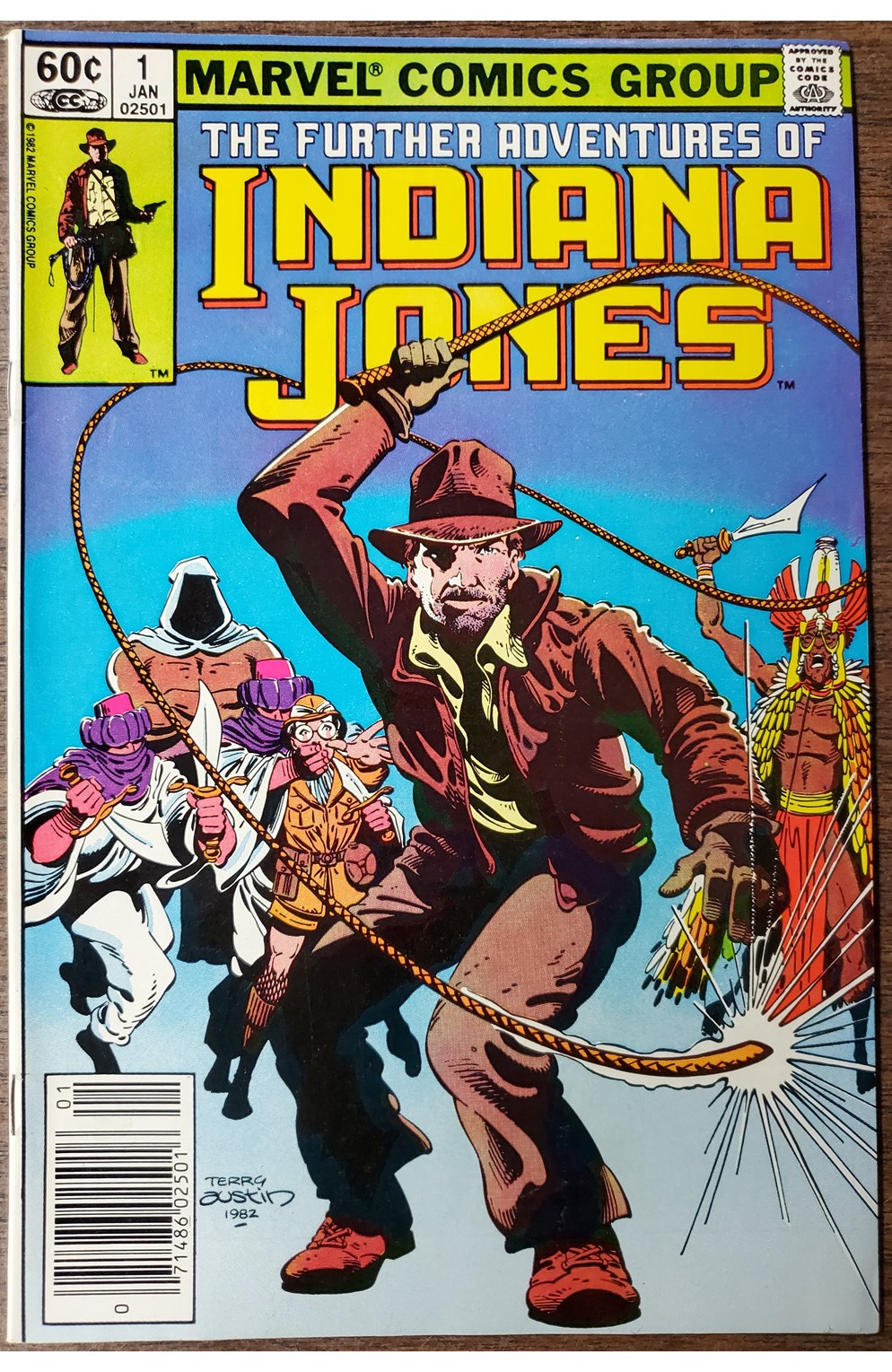 Further Adventures of Indiana Jones #1 (Marvel 1983) Newstand Edition