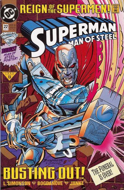 Superman: The Man of Steel #22 [Standard Edition - Direct]-Very Fine 