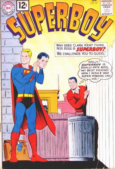 Superboy #94-Good, Pieces Missing 25-28 That Do Not Affect Story