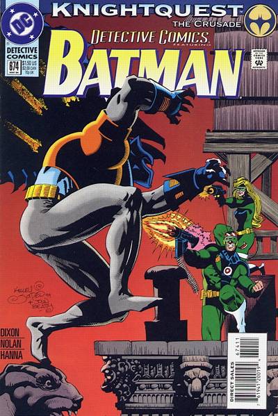 Detective Comics #674 [Direct Sales]-Very Fine (7.5 – 9) 1st Appearance of Gunbunny And Gunhawk