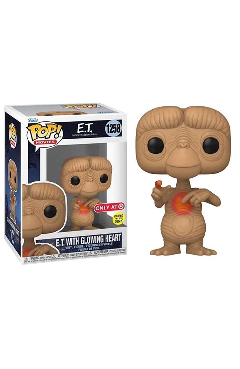 Funko Pop E.T. With Glowing Heart Target Exclusive