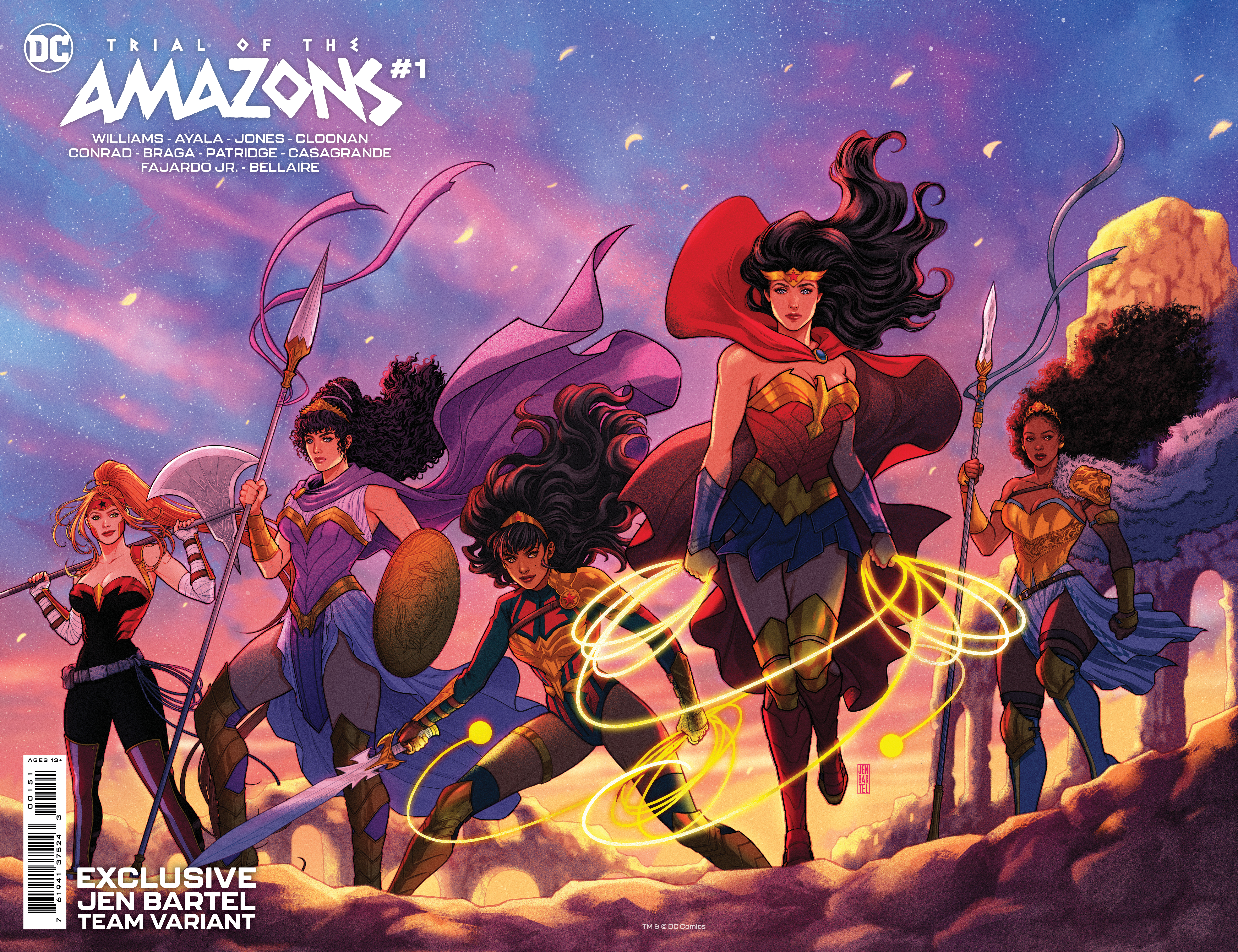 Trial of the Amazons #1 Cover C Team Jen Bartel Card Stock Variant (Of 2)