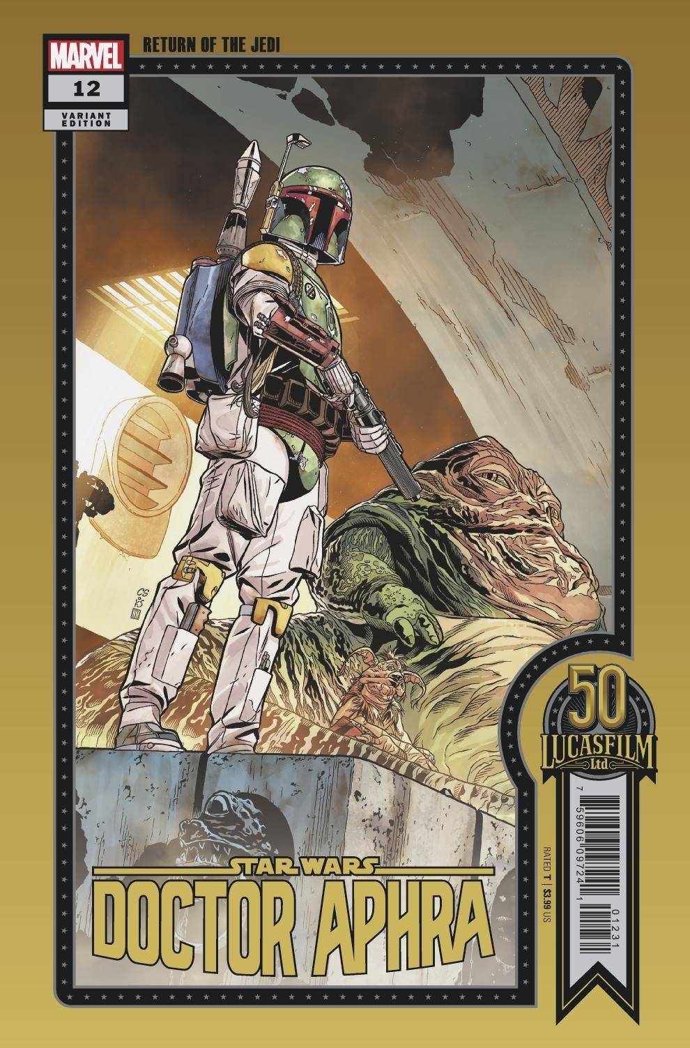 Star Wars: Doctor Aphra #12 Sprouse Lucasfilm 50th Variant War of the Bounty Hunters (2020)