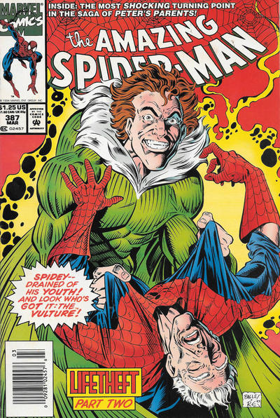 The Amazing Spider-Man #387 [Newsstand]-Fine (5.5 – 7)