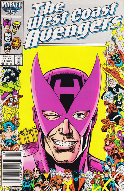 West Coast Avengers #14 [Newsstand]-Near Mint (9.2 - 9.8)