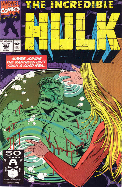 The Incredible Hulk #382 [Direct] - Vf 8.0