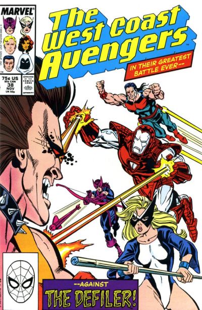 West Coast Avengers #38 [Direct] - Fn/Vf