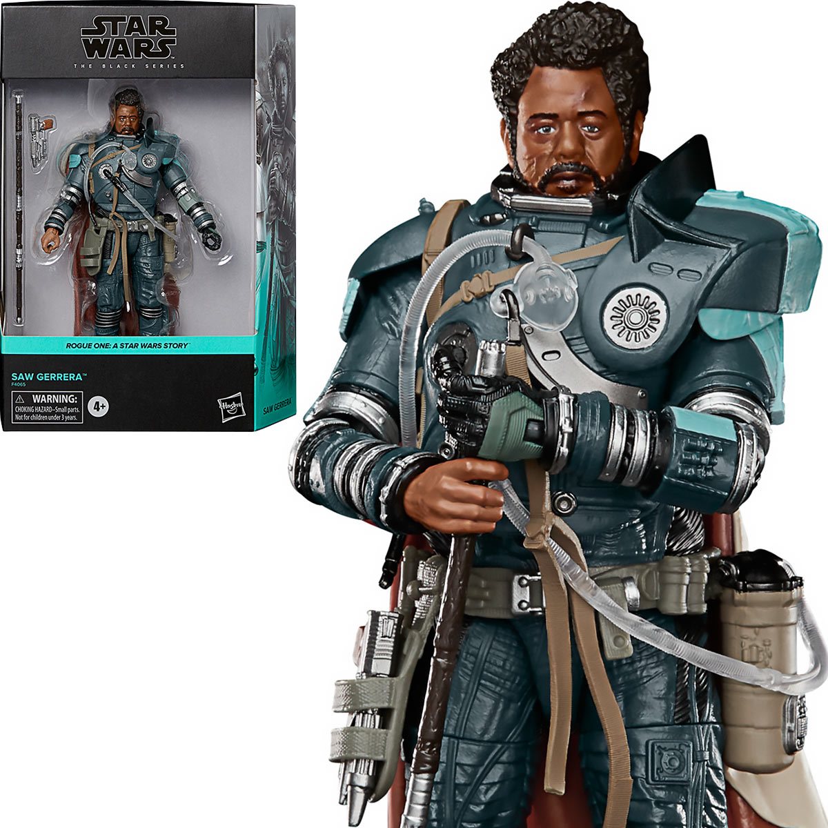 Star Wars Black Rogue One 6 Inch Saw Gerrera Deluxe Action Figure