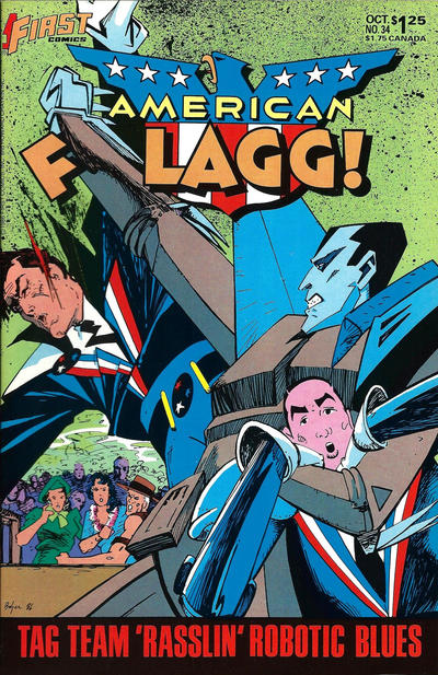 American Flagg! #34-Fine (5.5 – 7) Scarce