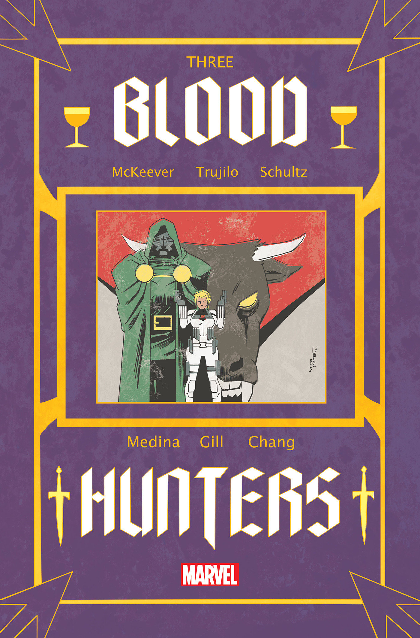Blood Hunters #3 Declan Shalvey Book Cover Variant (Blood Hunt)