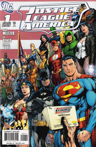 Justice League of America #1 [Ed Benes / Mariah Benes Cover - Right Side]-Near Mint (9.2 - 9.8)