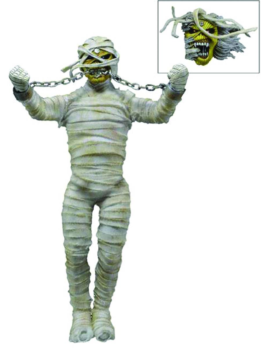 Iron Maiden Mummy Eddie 8 Inch Retro Action Figure