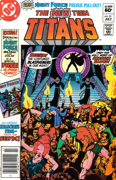 The New Teen Titans #21 [Newsstand](1980)-Very Fine (7.5 – 9)