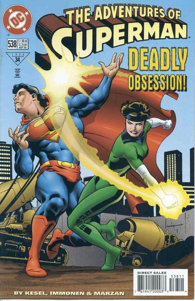 Adventures of Superman #538 [Direct Sales]-Very Fine (7.5 – 9)