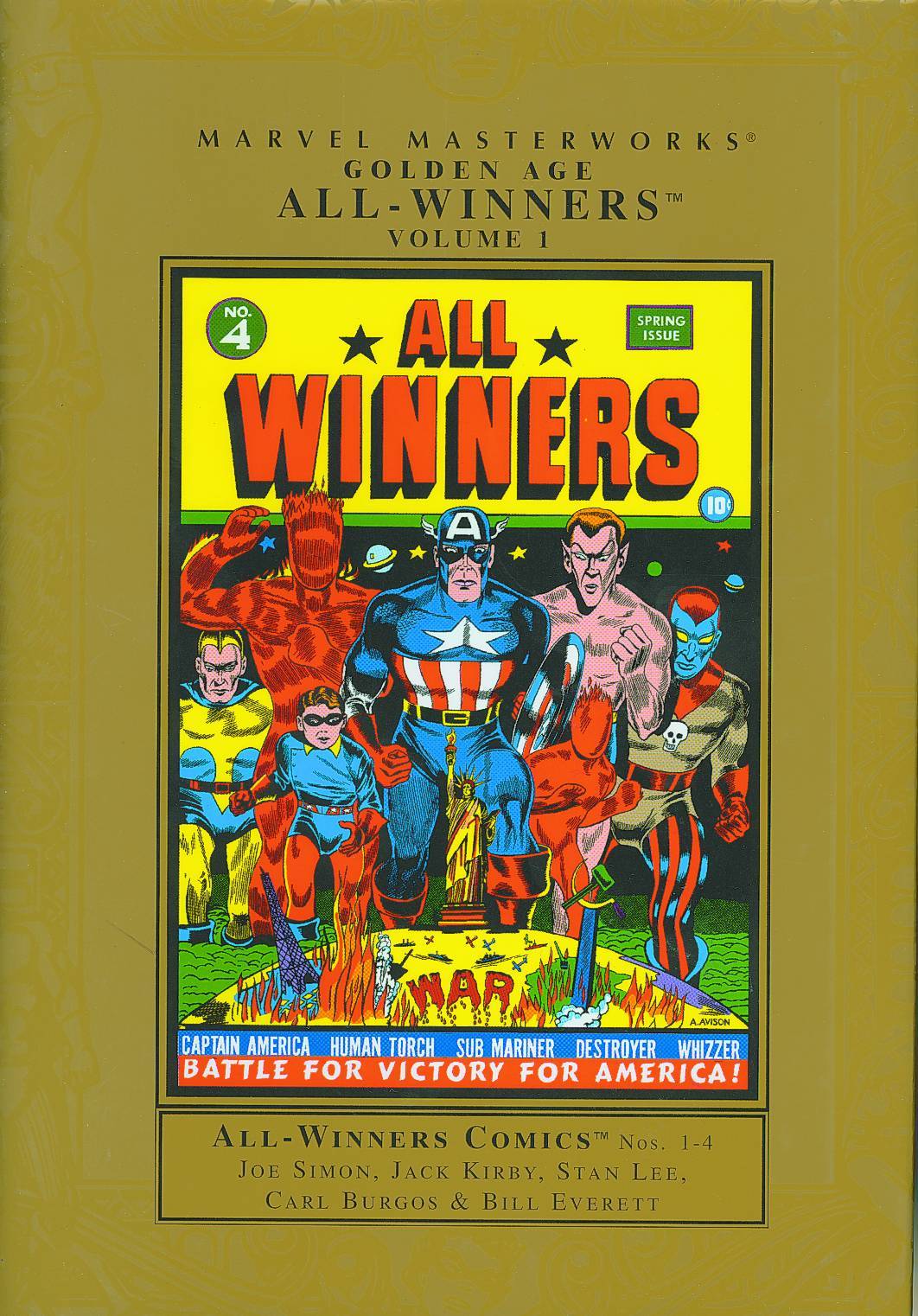 Marvel Masterworks Golden Age All Winners Hardcover Volume 1 New Edition