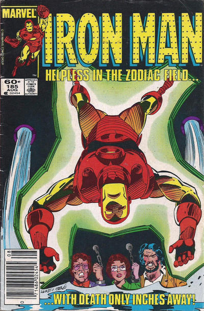 Iron Man #185 [Newsstand]-Fine (5.5 – 7)