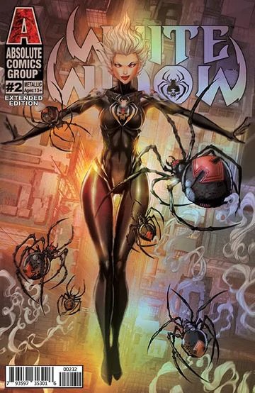 White Widow #2 2nd Printing Cover C Incentive Holographic Metallic Ink