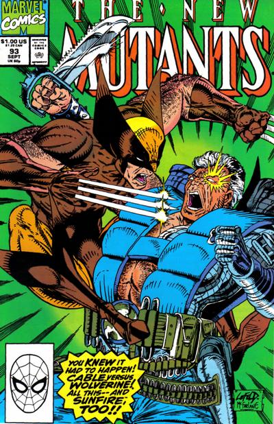 The New Mutants #93 - Nm- 9.2  Signed By Rob Liefeld (No Coa)