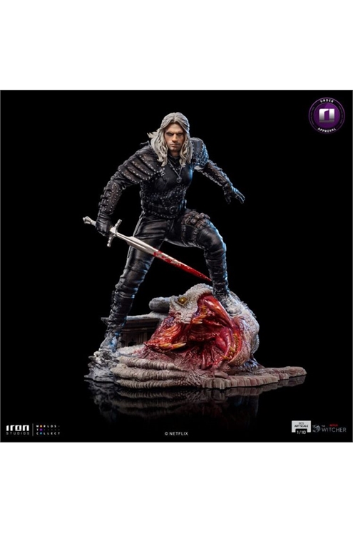 ***Pre-Order*** The Witcher Bds 1/10 Art Scale Statue Geralt of Riva