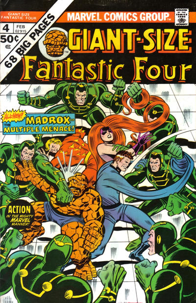 Giant-Size Fantastic Four #4-Very Good (3.5 – 5) 1st Appearance of Multiple Man,