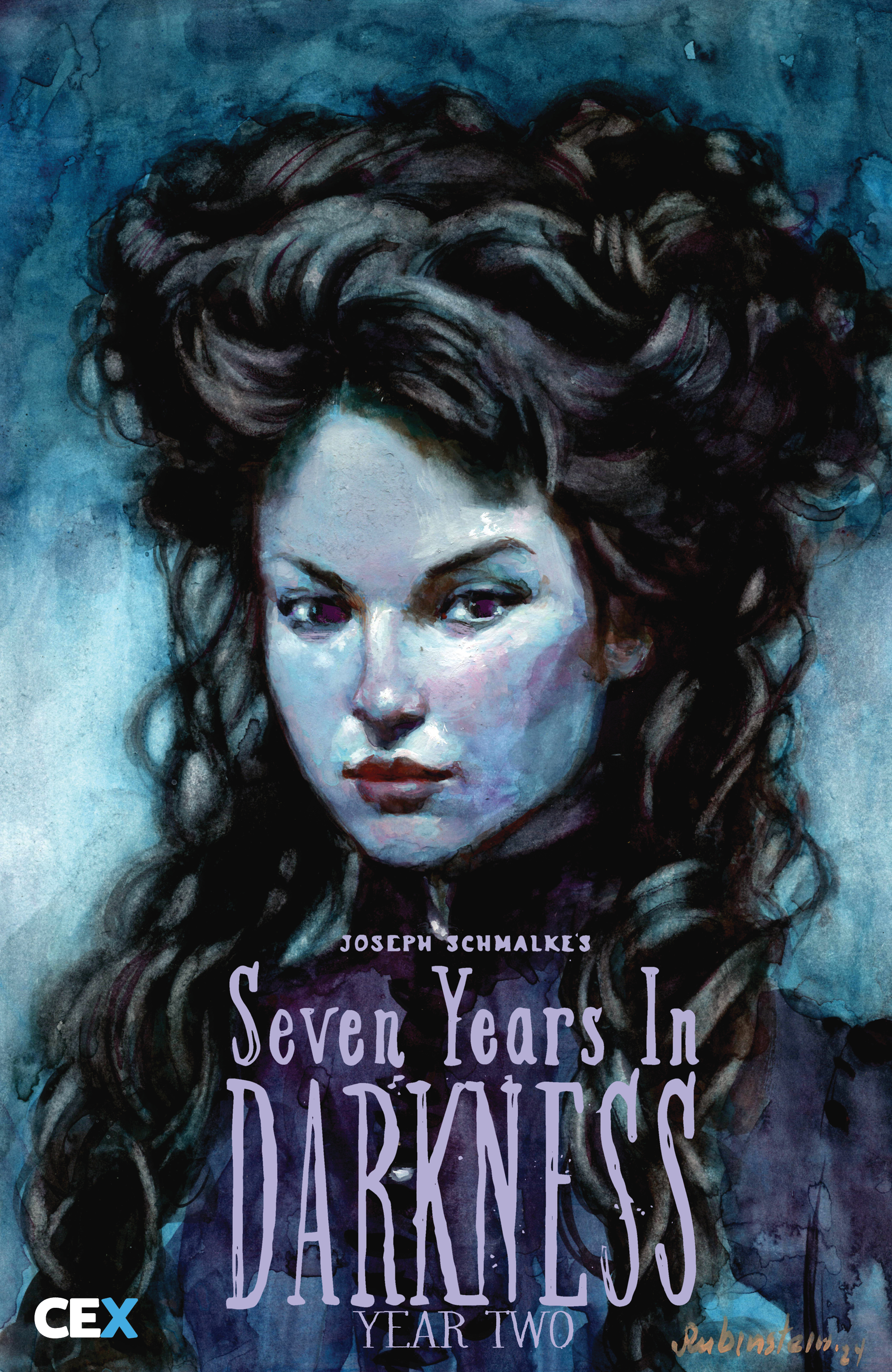 Seven Years in Darkness Year Two #4 Cover C 1 for 10 Incentive Josef Rubenstein Card Stock Variant (Of 4)