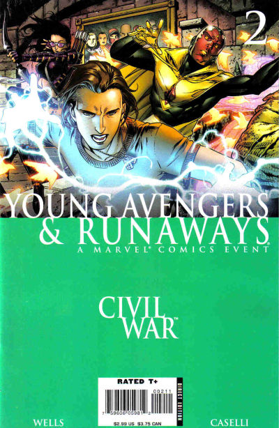 Civil War: Young Avengers & Runaways #2-Fine (5.5 – 7)