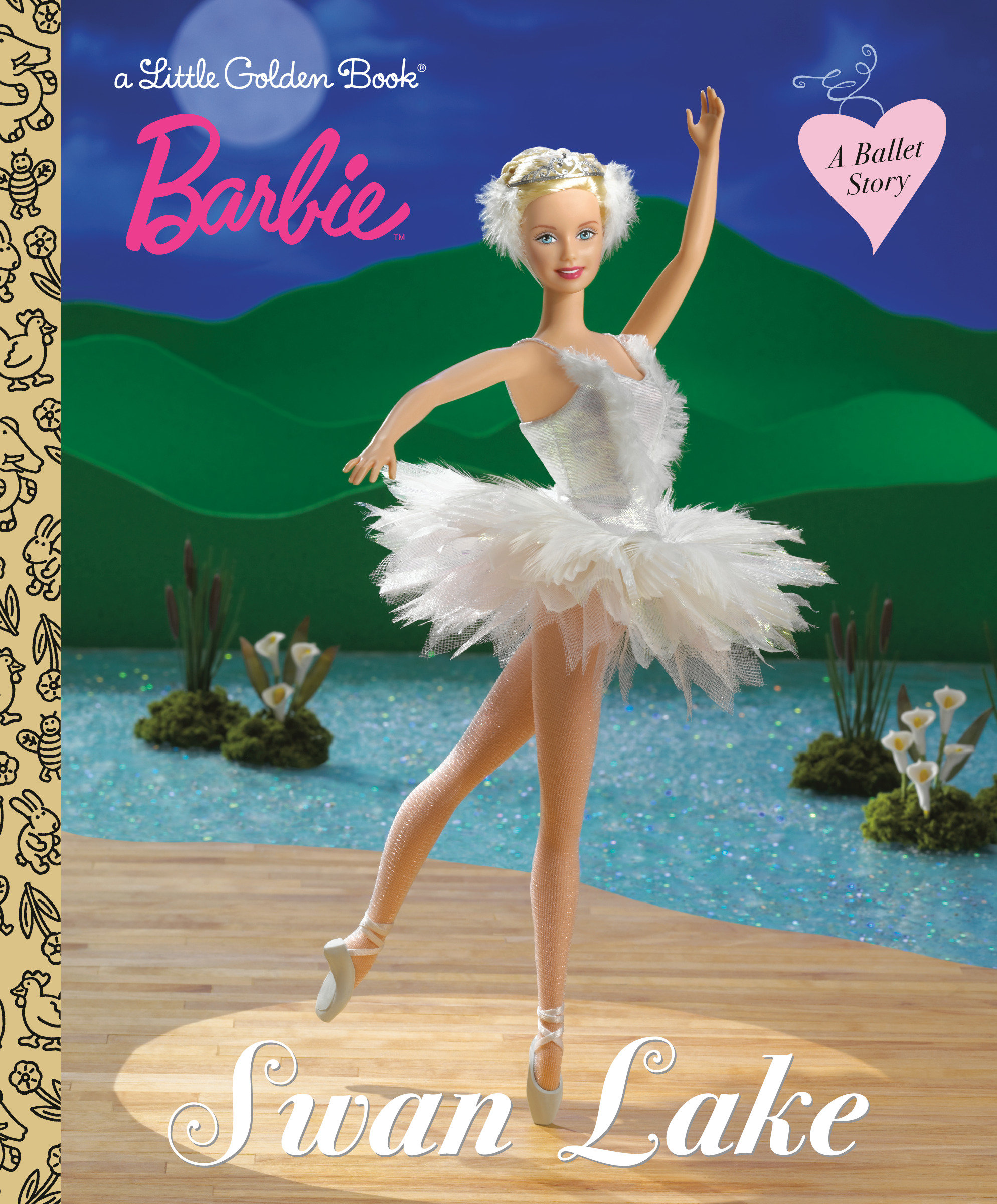 Golden Book Barbie Swan Lake