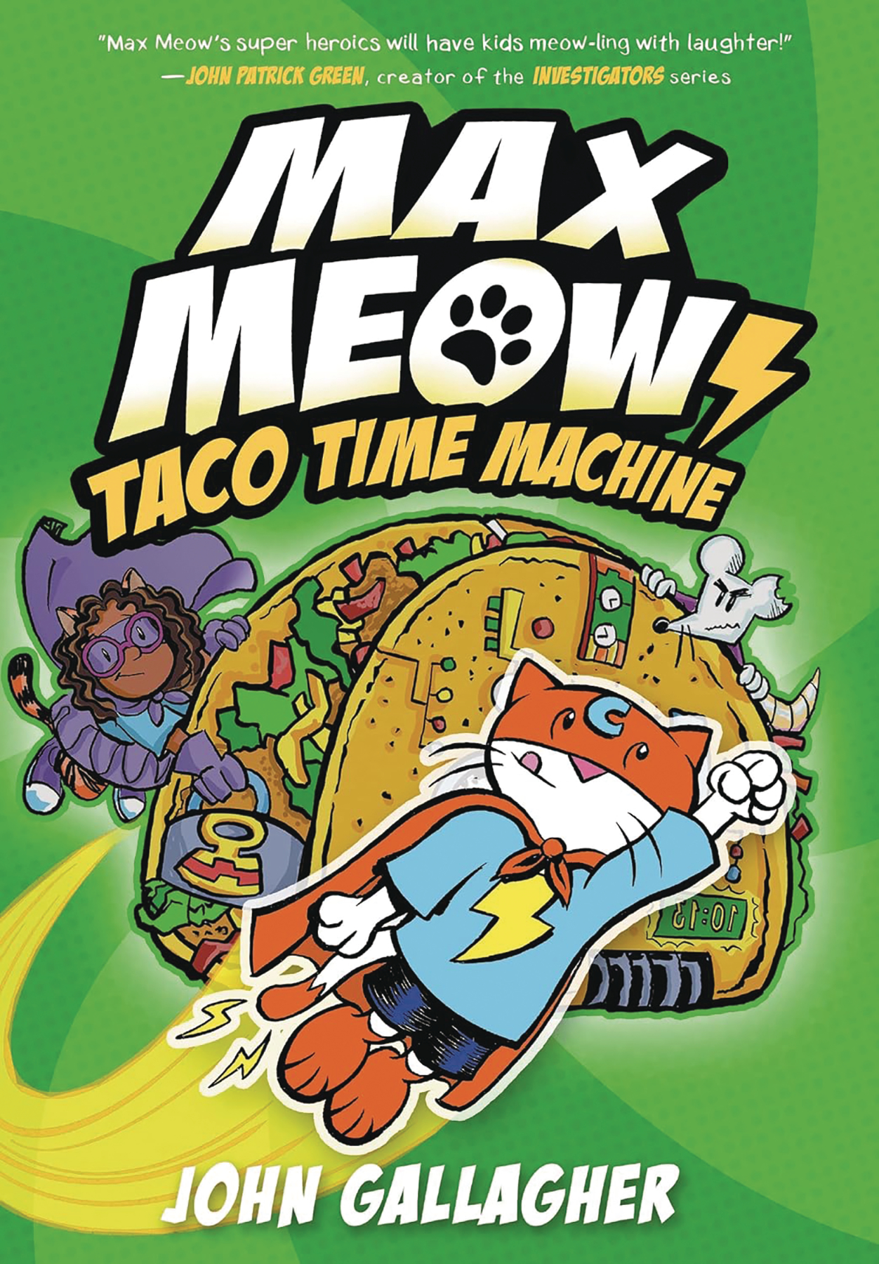 Max Meow Hardcover Graphic Novel Volume 4 Taco Time Machine