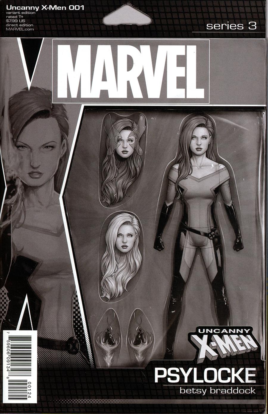 Uncanny X-Men #1 Christopher Action Figure Party Sketch Variant (2018)