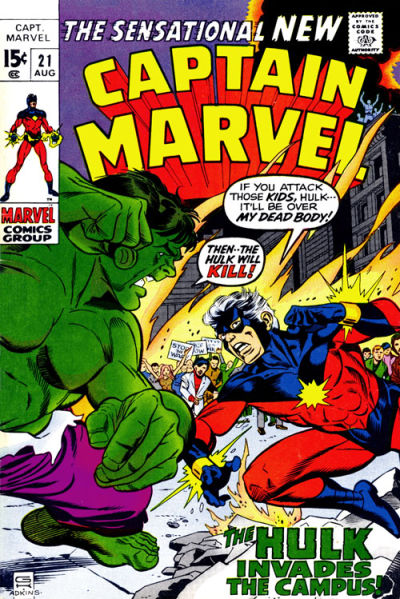 Captain Marvel #21-Fine (5.5 – 7)