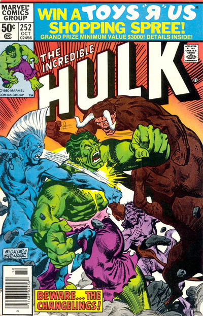 The Incredible Hulk #252 [Newsstand](1962)-Very Fine (7.5 – 9)