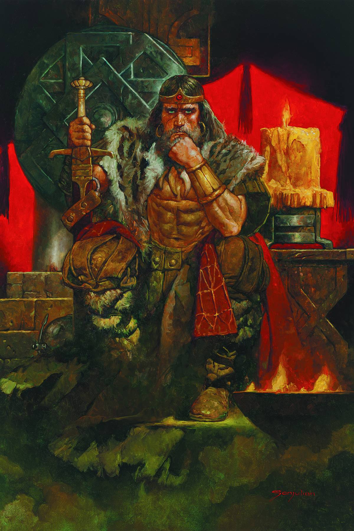 King Conan Hour of the Dragon #1 Sanjulian Variant Cover