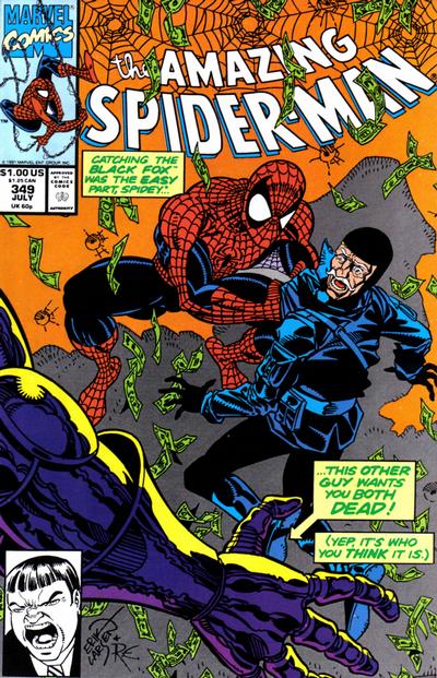 The Amazing Spider-Man #349 [Direct]- Very Fine