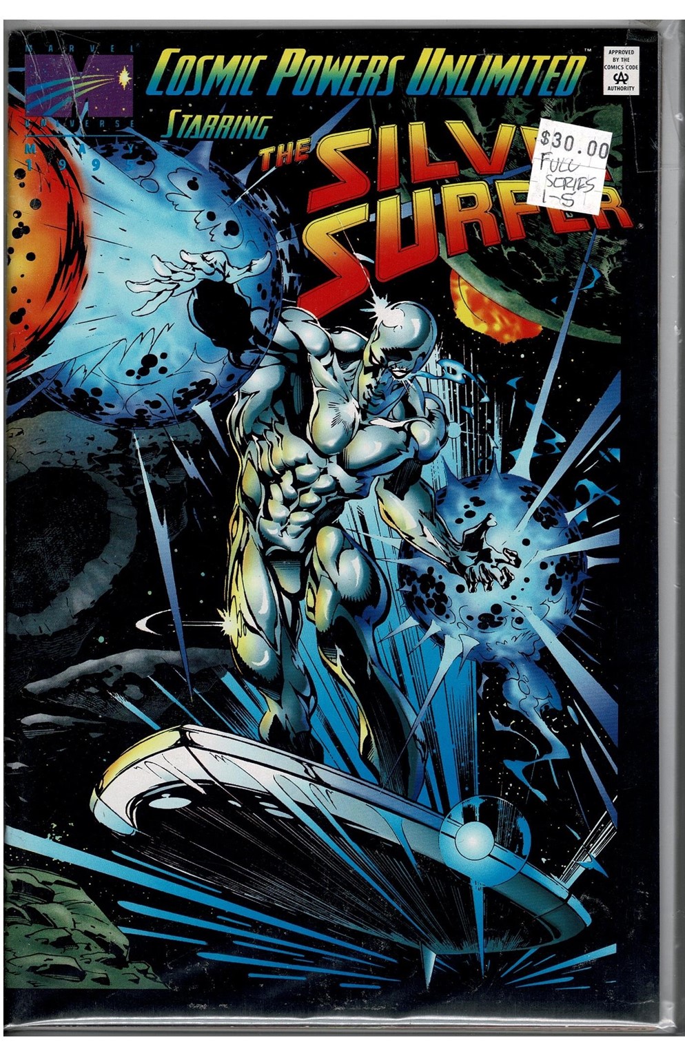 Cosmic Powers Unlimited Staring The Silver Surfer #1-5 Comic Pack