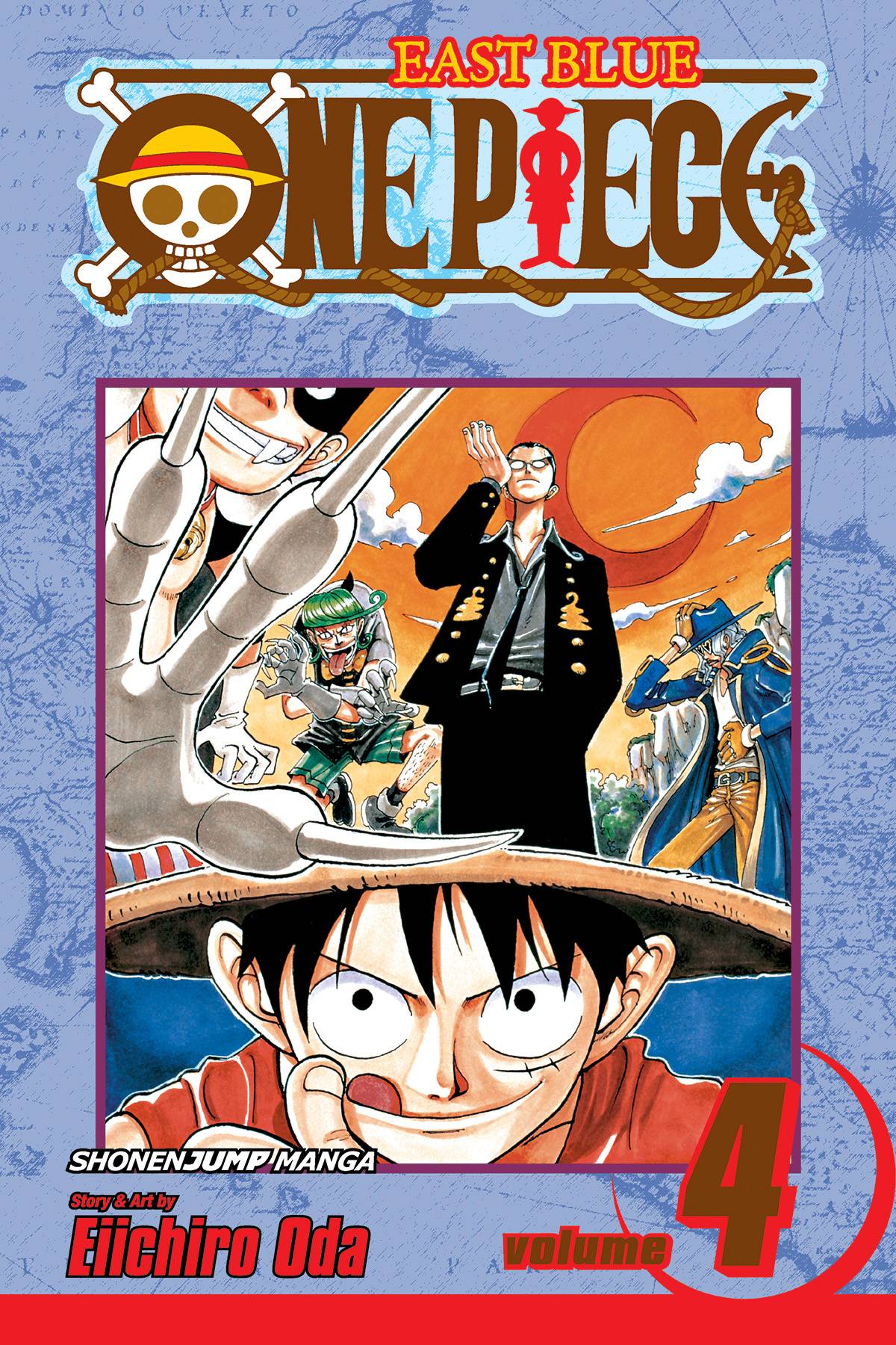 One Piece Manga Volume 4 (Latest Printing)