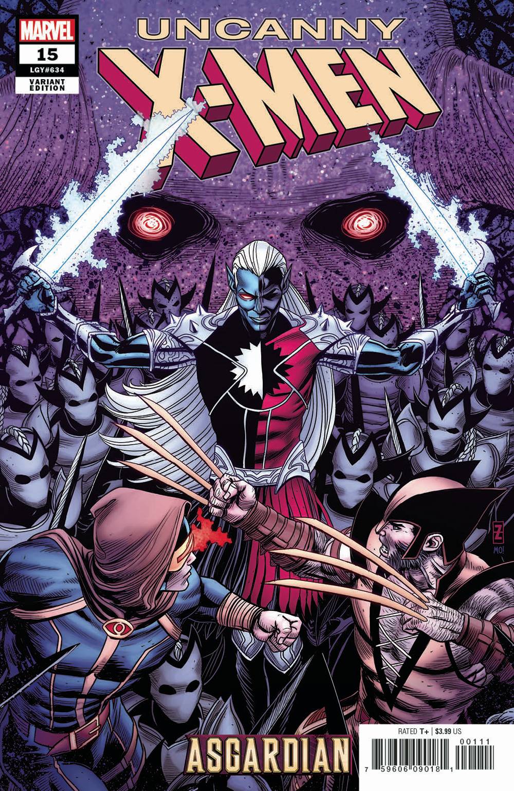 Uncanny X-Men #15 Zircher Asgardian Variant (2018)