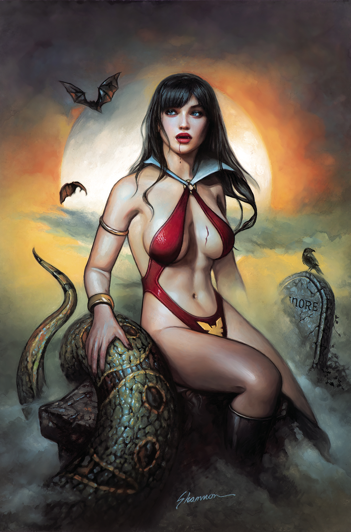 Vampirella Dark Reflections #2 Cover N 1 for 15 Incentive Maer Foil Virgin