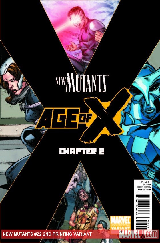 New Mutants #22 (2nd Printing Variant) (2009)