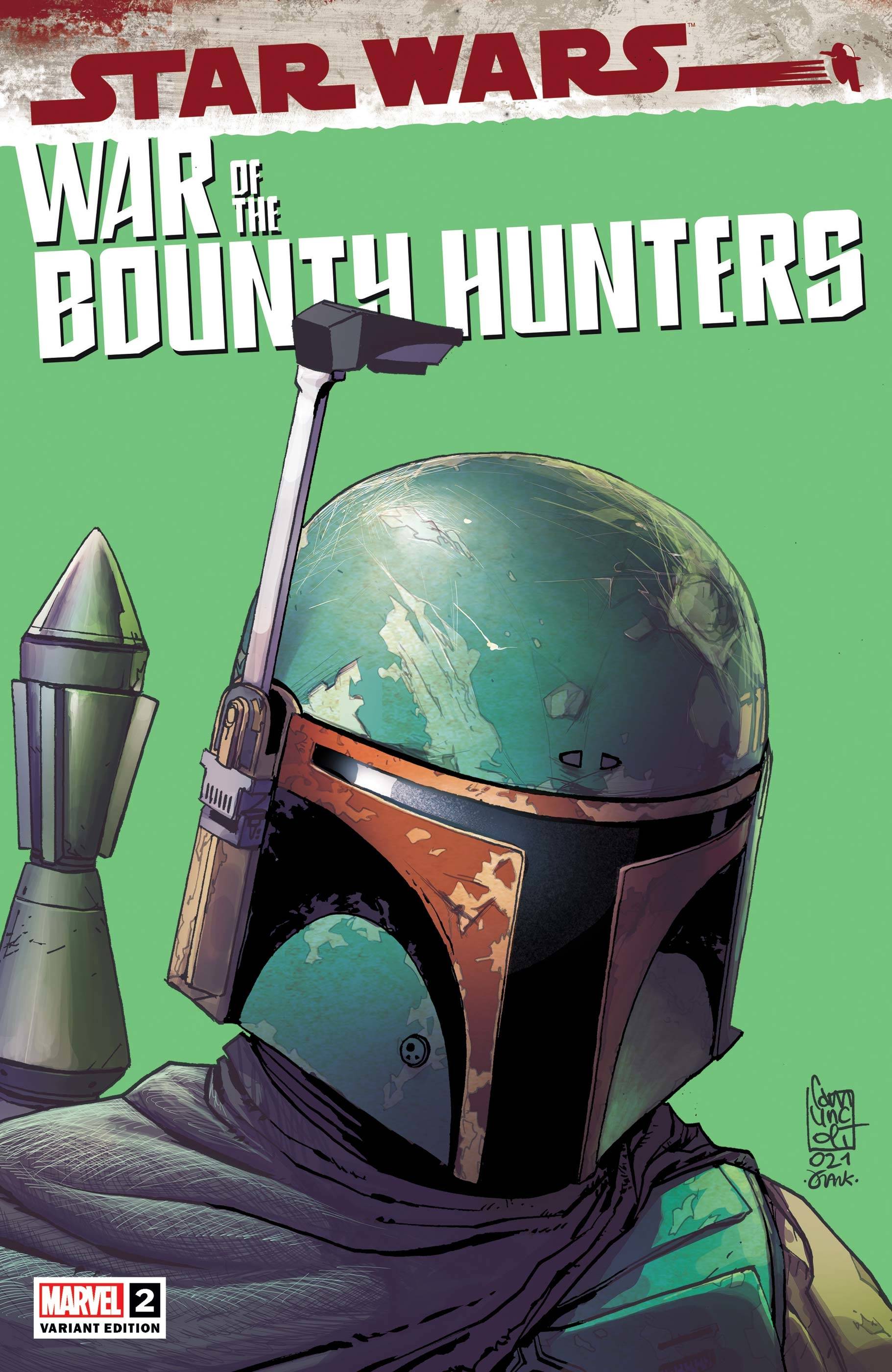Star Wars War Bounty Hunters #2 Camuncoli Headshot Variant (Of 5)