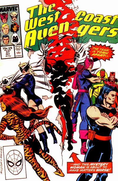 West Coast Avengers #37 [Direct]-Fine (5.5 – 7)