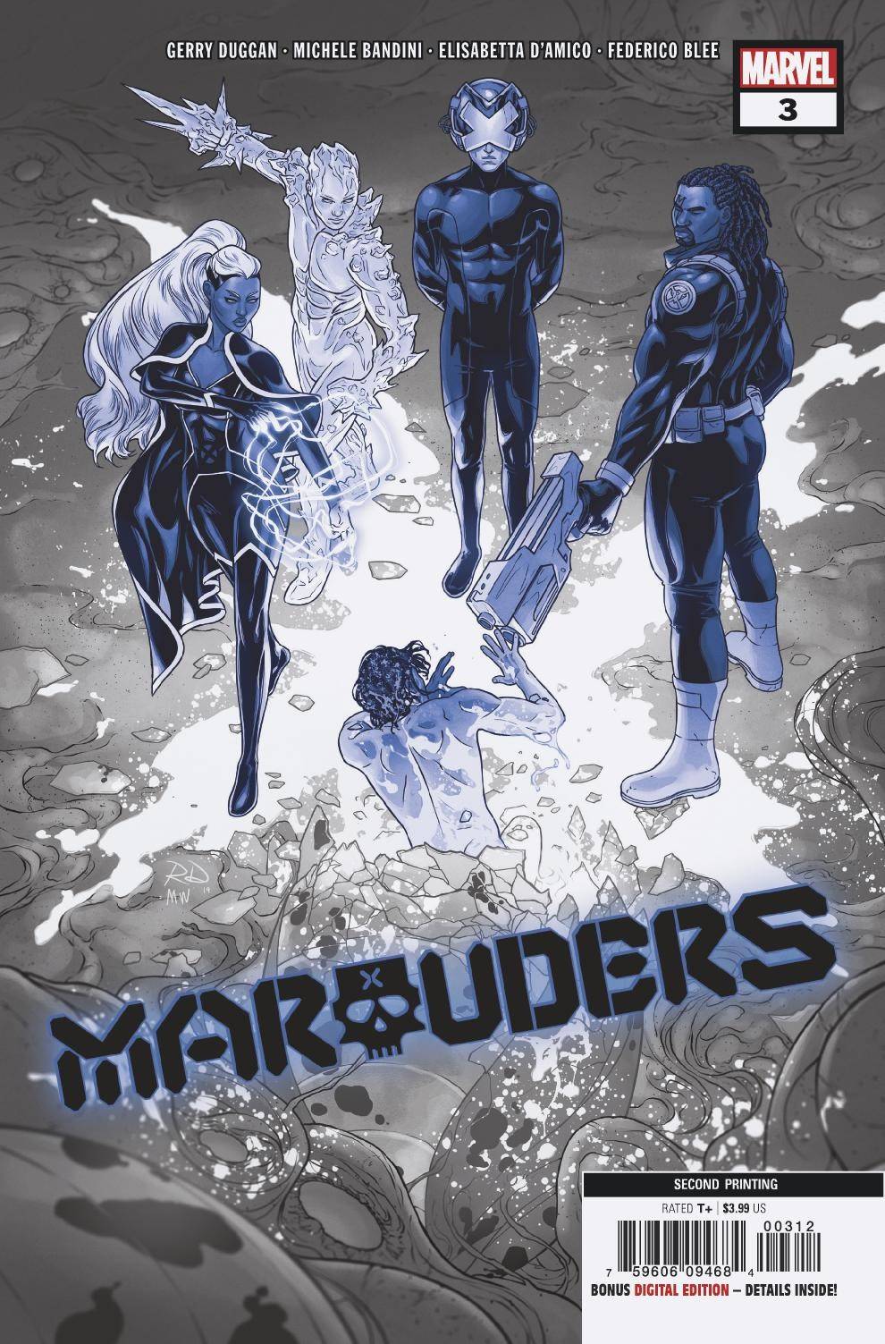 Marauders #3 2nd Printing Dauterman Variant Dx (2019)