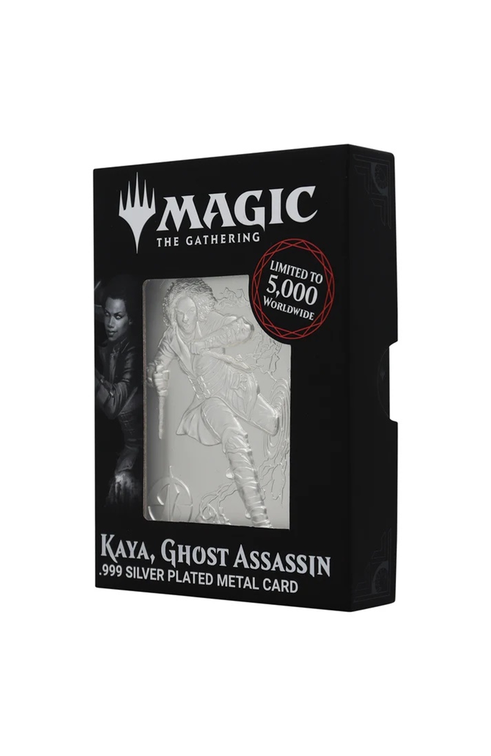 Magic The Gathering Limited Edition .999 Silver Plated Kaya, Ghost Assassin Ingot