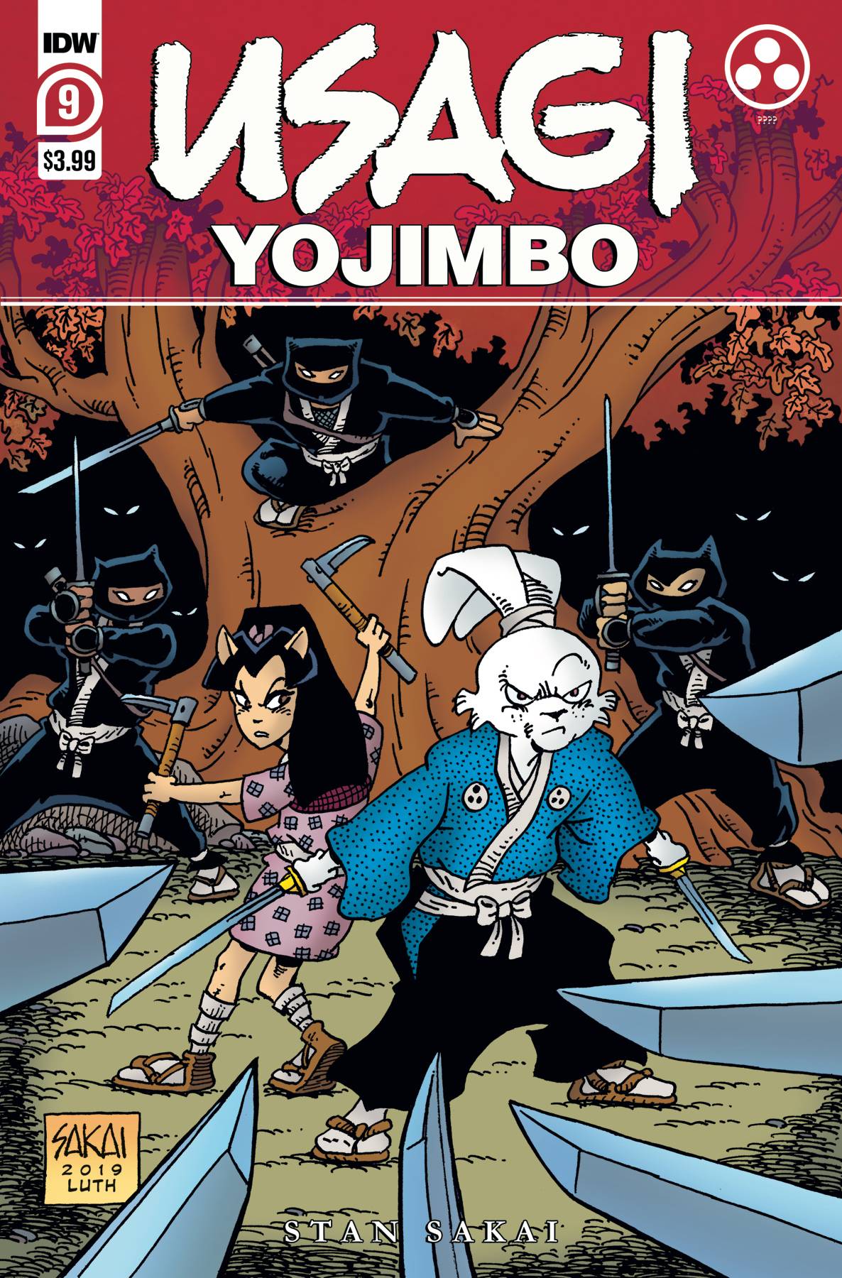 Usagi Yojimbo #9 Cover A Sakai (2019)