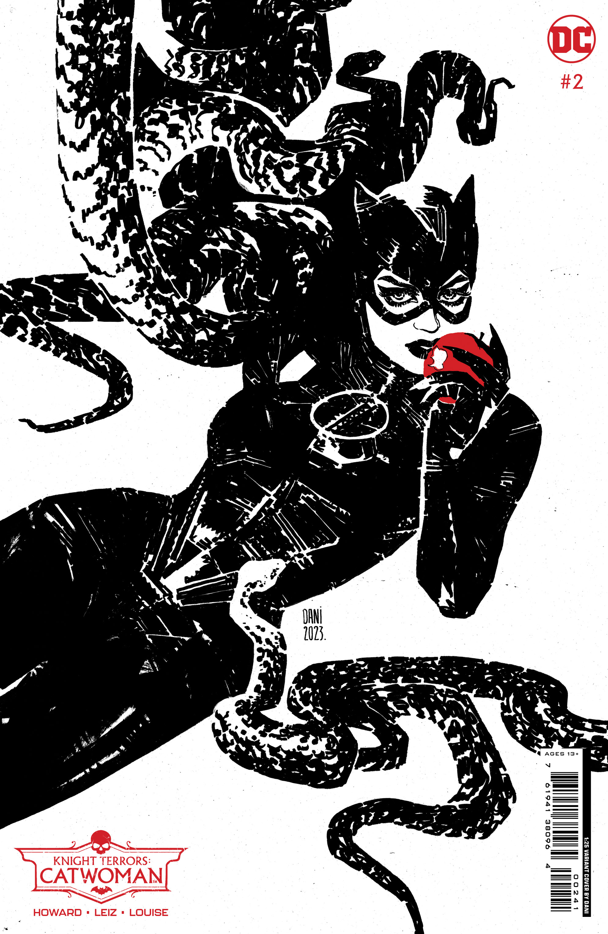 Catwoman #56.2 Knight Terrors #2 Cover D 1 for 25 Incentive Dani Card Stock Variant (Of 2)