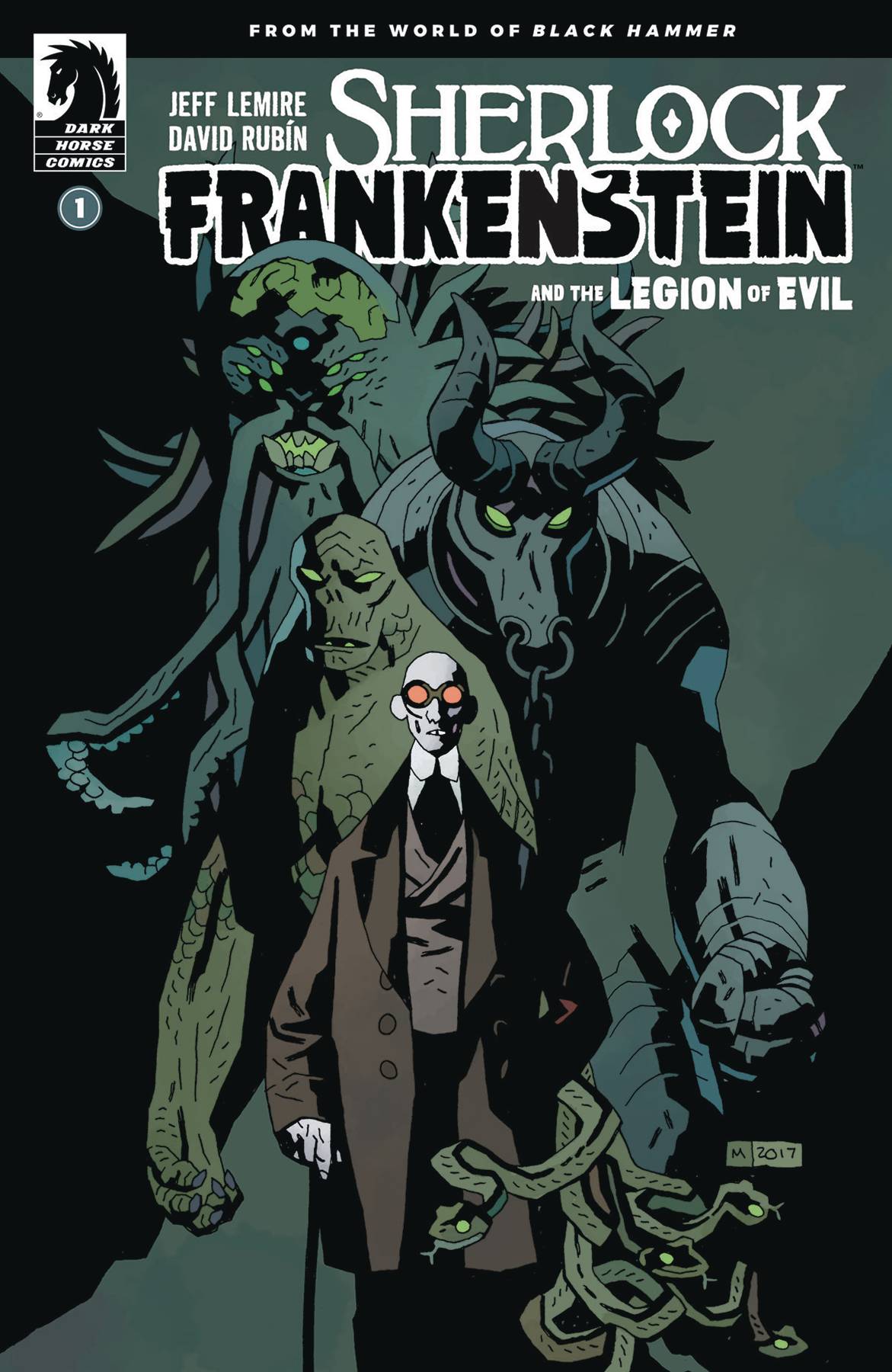 Sherlock Frankenstein & Legion of Evil #1 Variant Mignola Cover (Of 4)