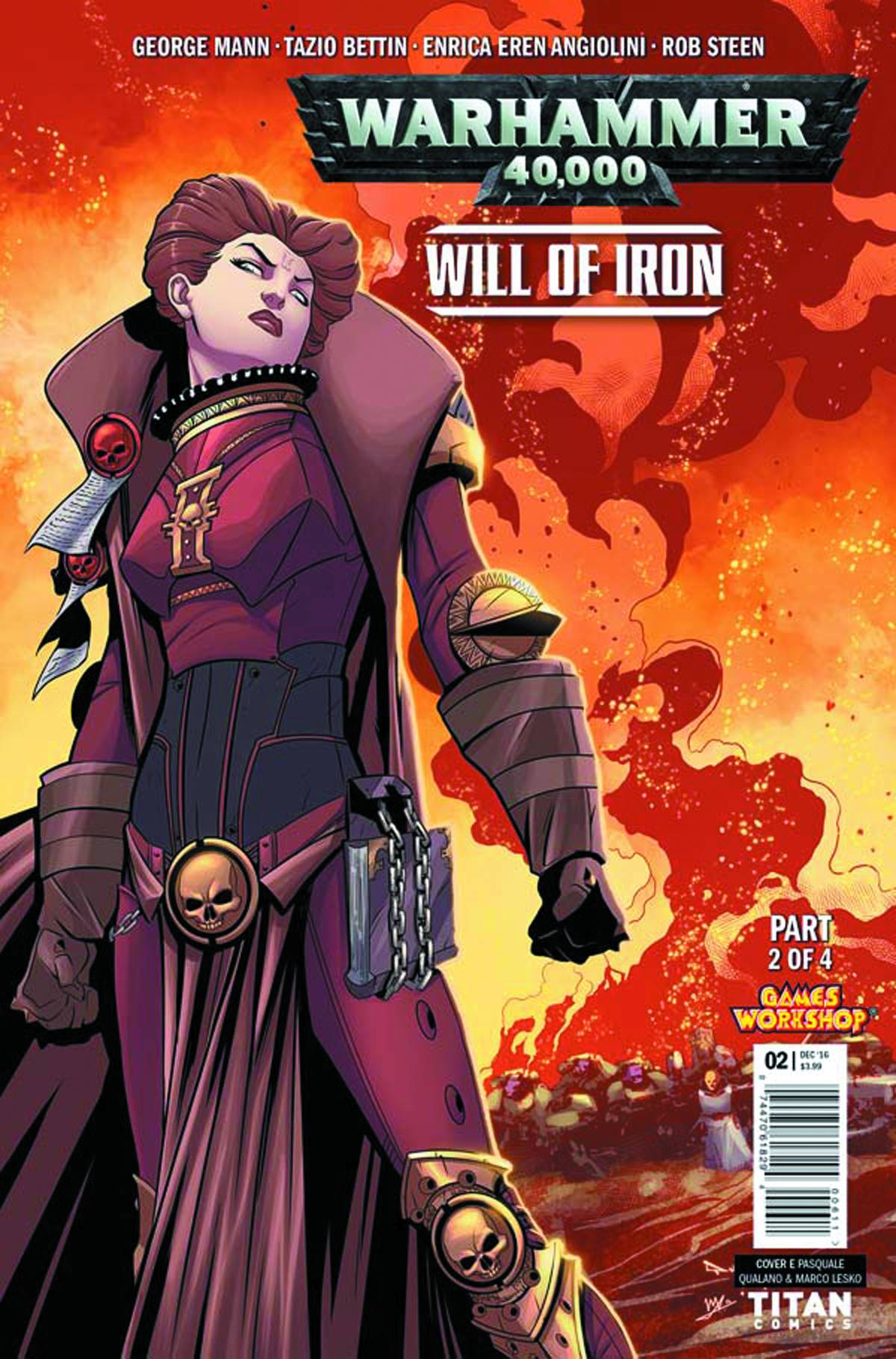 Warhammer 40000 Will of Iron #2 Cover E Qualano