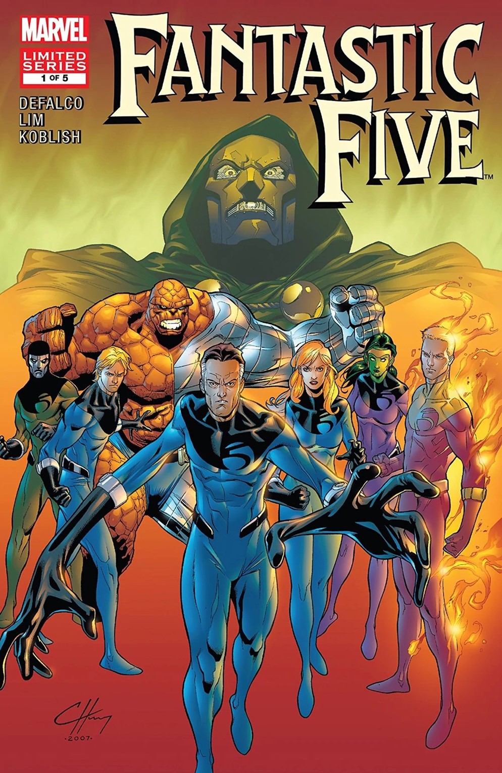 Fantastic Five Volume 2 Limited Series Bundle Issues 1-5