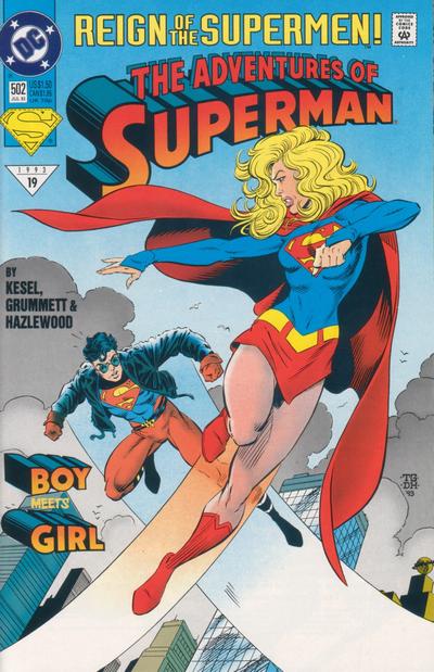 Adventures of Superman #502 [Direct]-Near Mint (9.2 - 9.8)