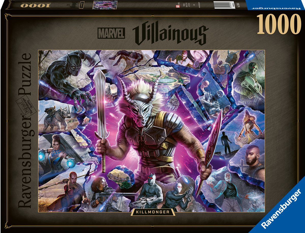 Marvel Villainous Killmonger Puzzle 1000P