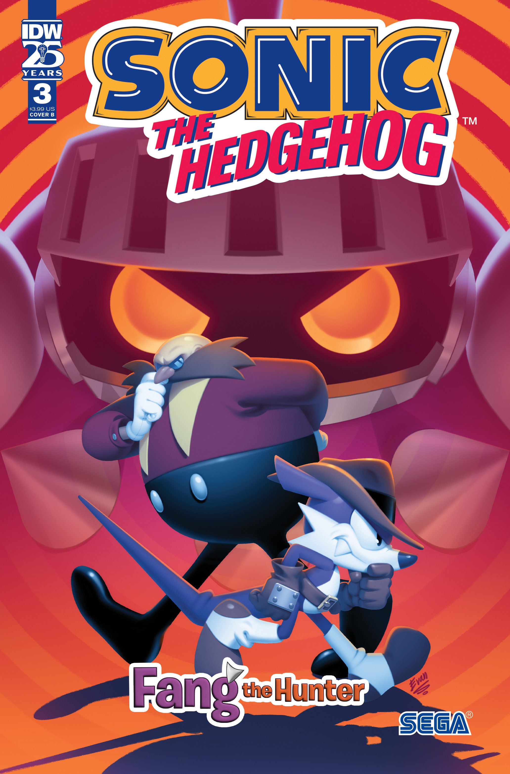 Sonic the Hedgehog: Fang the Hunter #3 Cover B Stanley